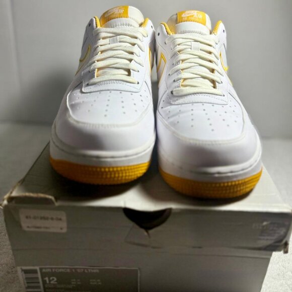 Size 12 - Nike Air Force 1 '07 Leather Low Ochre | OG box - Picture 3 of 10